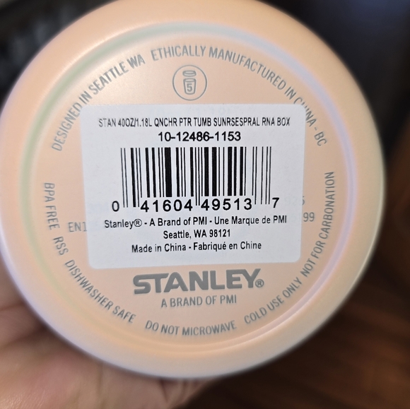 Stanley Sunrise Spiral 40 Oz Pro Tour New - Picture 4 of 6